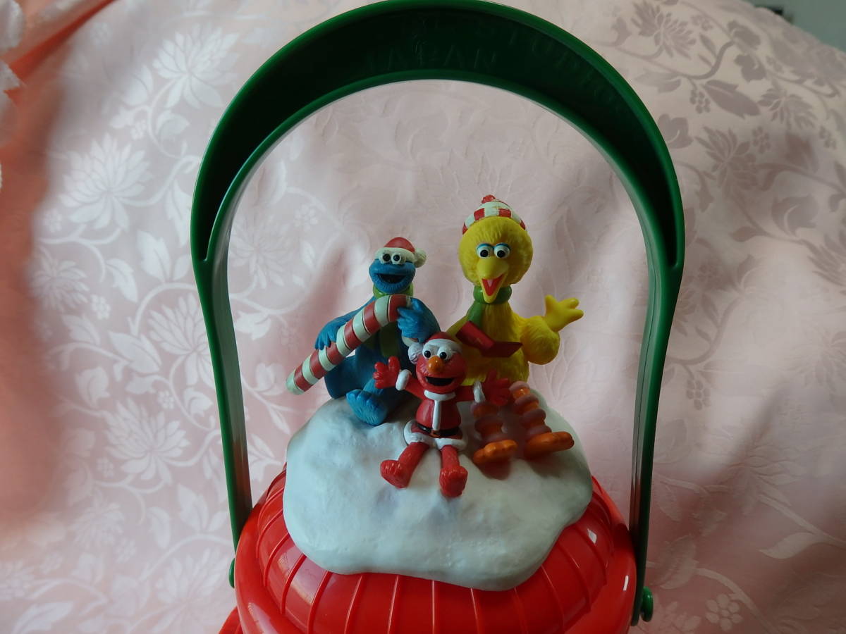 USJ Sesame Street * anyway pretty Popcorn bucket * Christmas * used .....