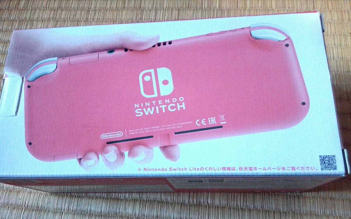 新品未使用 Nintendo Switch lite コーラルピンク ニンテンドー