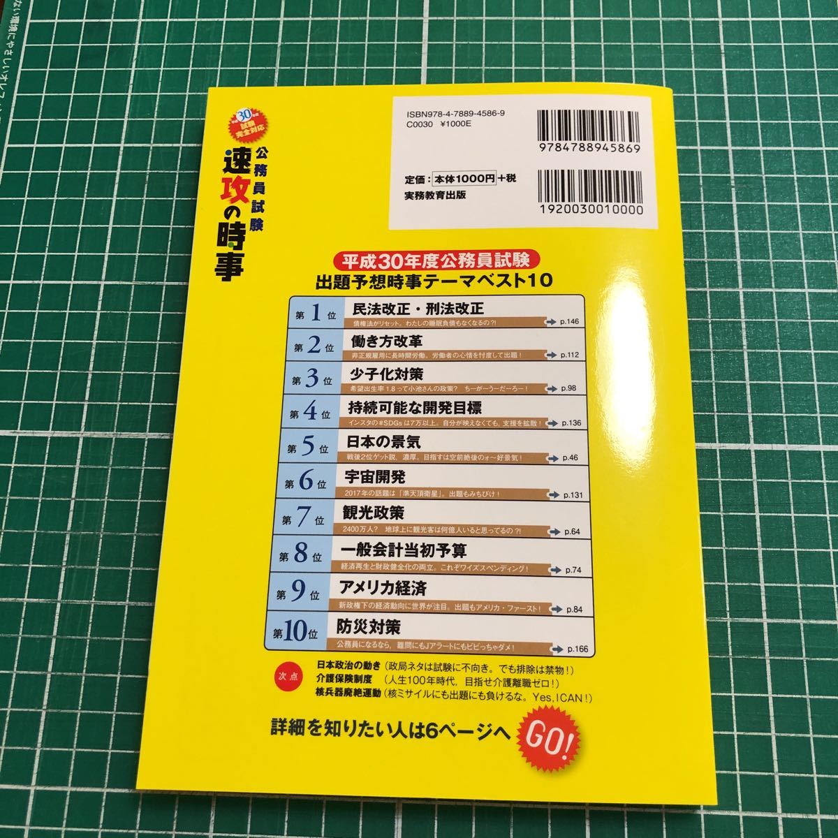 30年度試験完全対応 公務員試験 速攻の時事　★書き込みあり_画像2