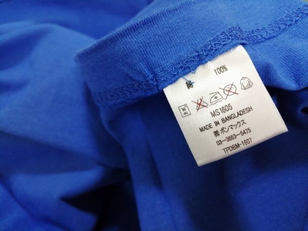 kkaa377-ju2 ■ maximum ■ マキシマム Tシャツ カットソー トップス 長袖 コットン 青 ブルー XL 新品_画像10
