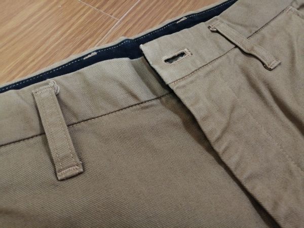 kkaa561 ■ Johnbull ■ ジョンブル パンツ ボトムス チノパン カーキベージュ ブラウン 茶 M_ボタン無し