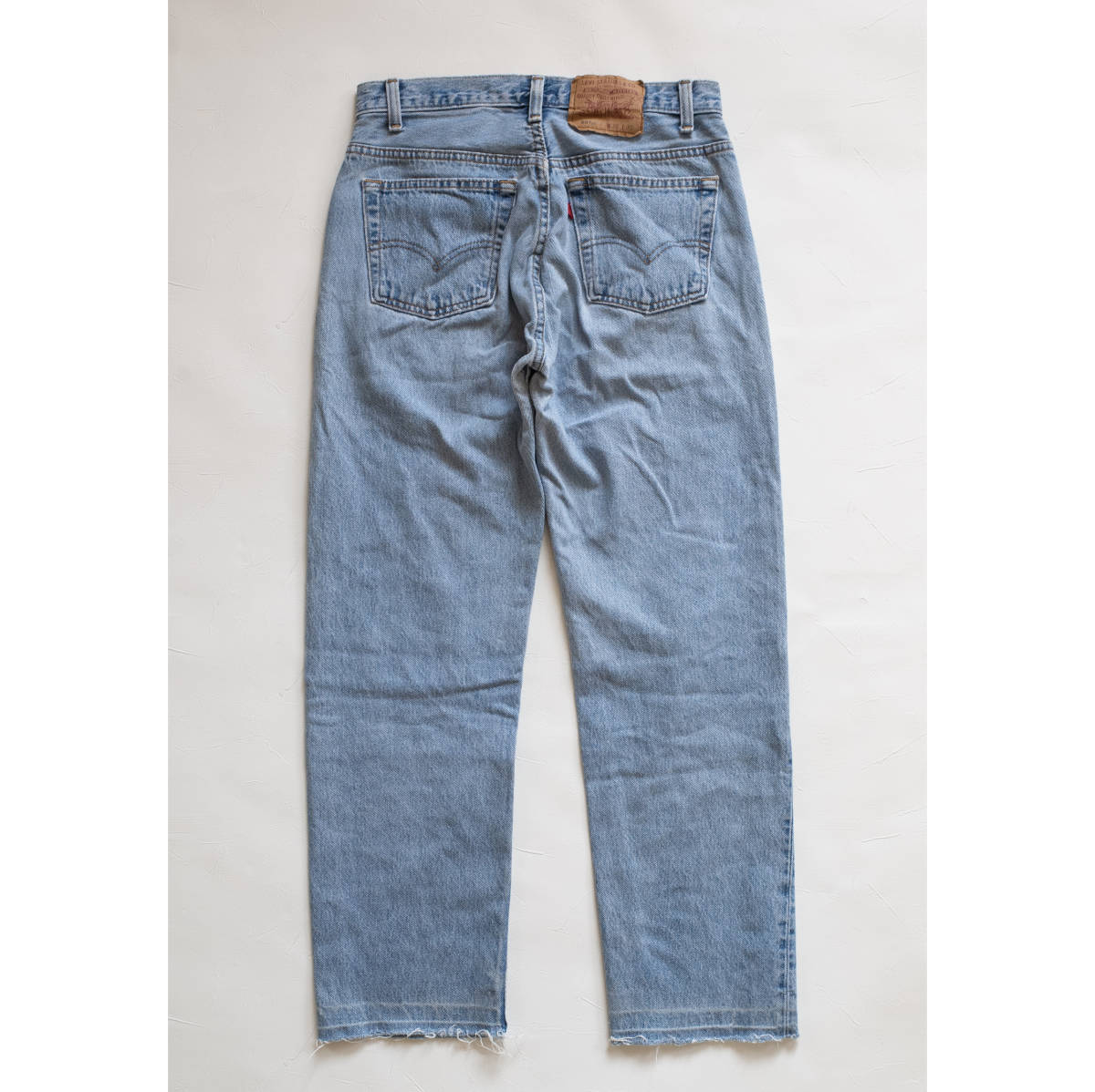 Levi’s 501XX 30×30 リーバイス インディゴ カナダ製 脇割り レギュラー ストレート ボタン裏216刻印 90年代 カットオフ アイスブルー