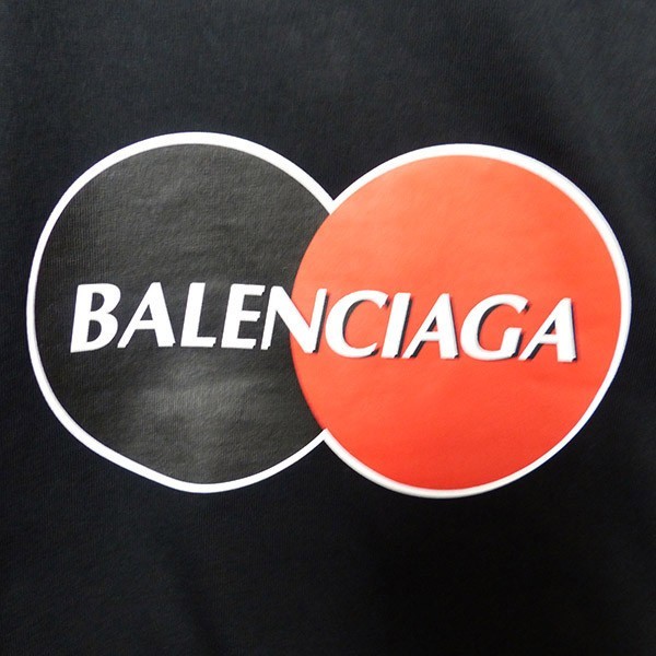 BALENCIAGA 20AW　プリント　Tシャツ　ブラック_画像5