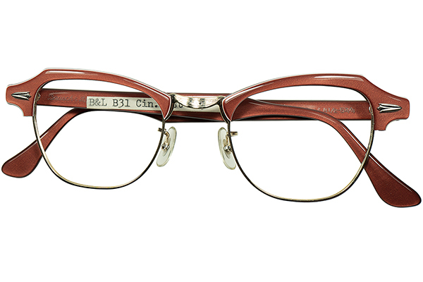 激RARE超スタイリッシュ色SALMON PINK1950s-60sデッド USA製 B&L