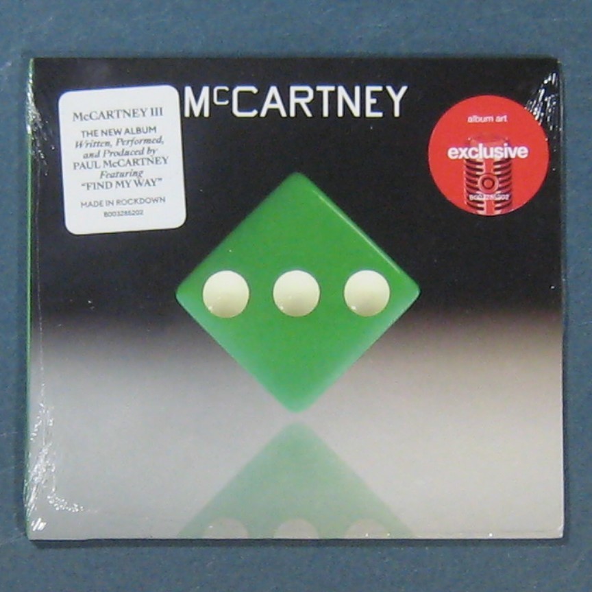 ★新品未開封・ストア限定グリーン・ジャケット盤★ McCartneyIII (TARGET EXCLUSIVE CD) / Paul Mccartney_画像1