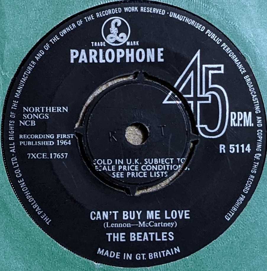 The Beatles-Can't Buy Me Love/You Can't Do That★英Orig.7"/マト1_画像1