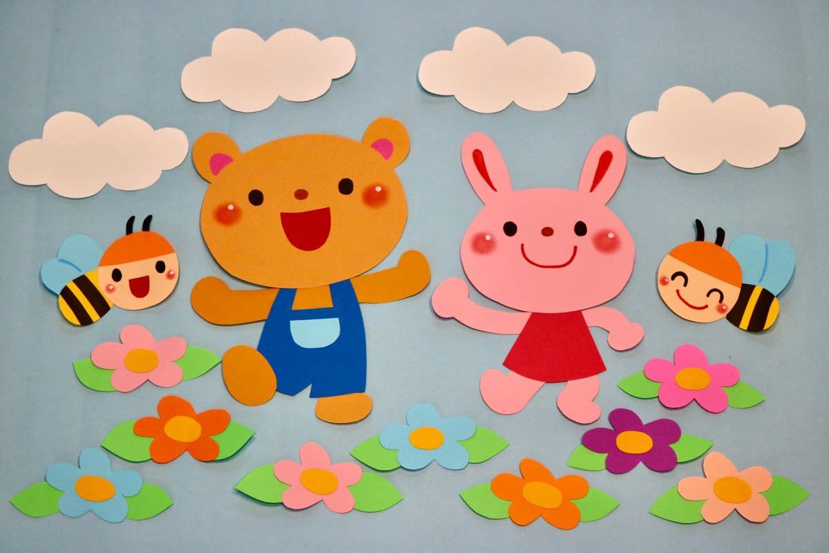 Paypayフリマ 壁面飾り お花畑をお散歩 幼稚園 保育園 掲示板 春 3月 4月 5月 壁面 花 ハンドメイド 壁面装飾 くま うさぎ ハチ Paypayフリマ 壁面飾り お花畑をお散歩 幼稚園 保育園 掲示板 春 3月 4月 5月 壁面 花 ハンドメイド 壁面装飾 くま うさぎ ハチ