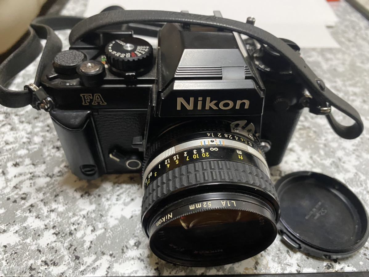 今季一番 動作未確認 ジャンク Nikon　FA　50mm　1:1.4　一眼レフカメラ　① ニコン