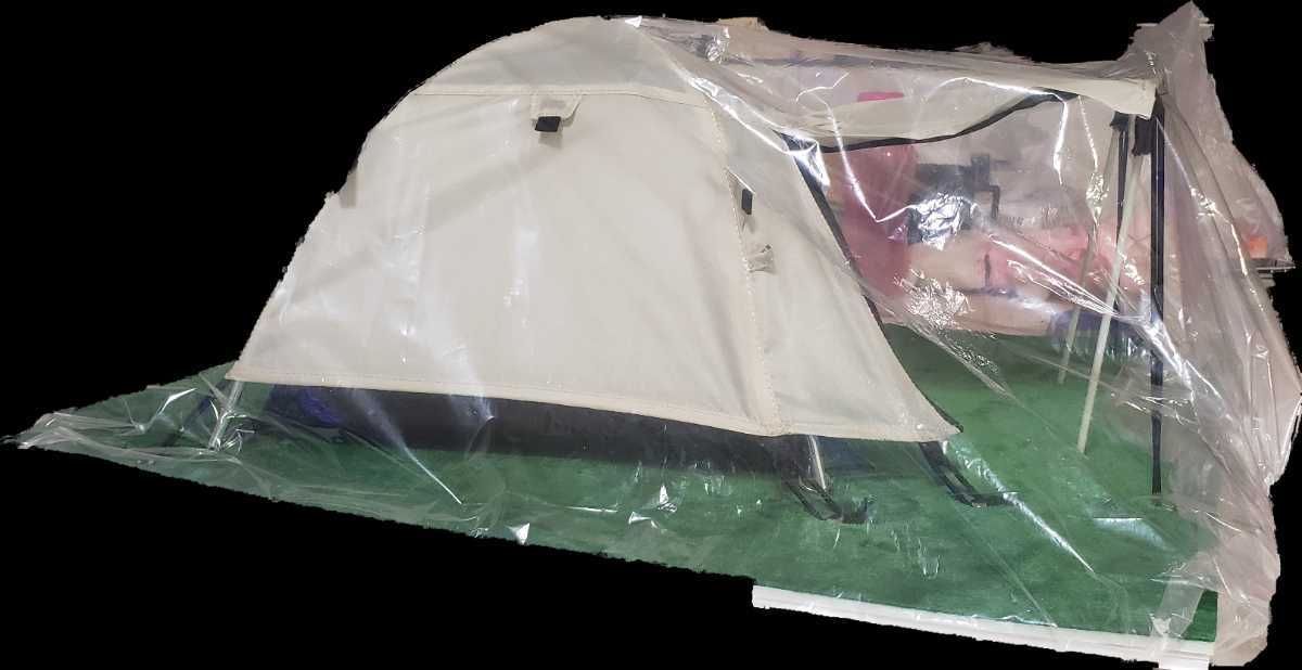 ミニチュア　ドーム型テント　ディスプレイ　イグニオ　　フィギュア　テント　模型　オブジェ_画像1