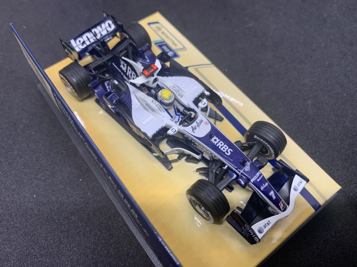 PMA ミニチャンプス 1/43 ウィリアムズ トヨタ FW30 N.ロズベルグ 2008 後半戦 仕様 カスタム_画像6