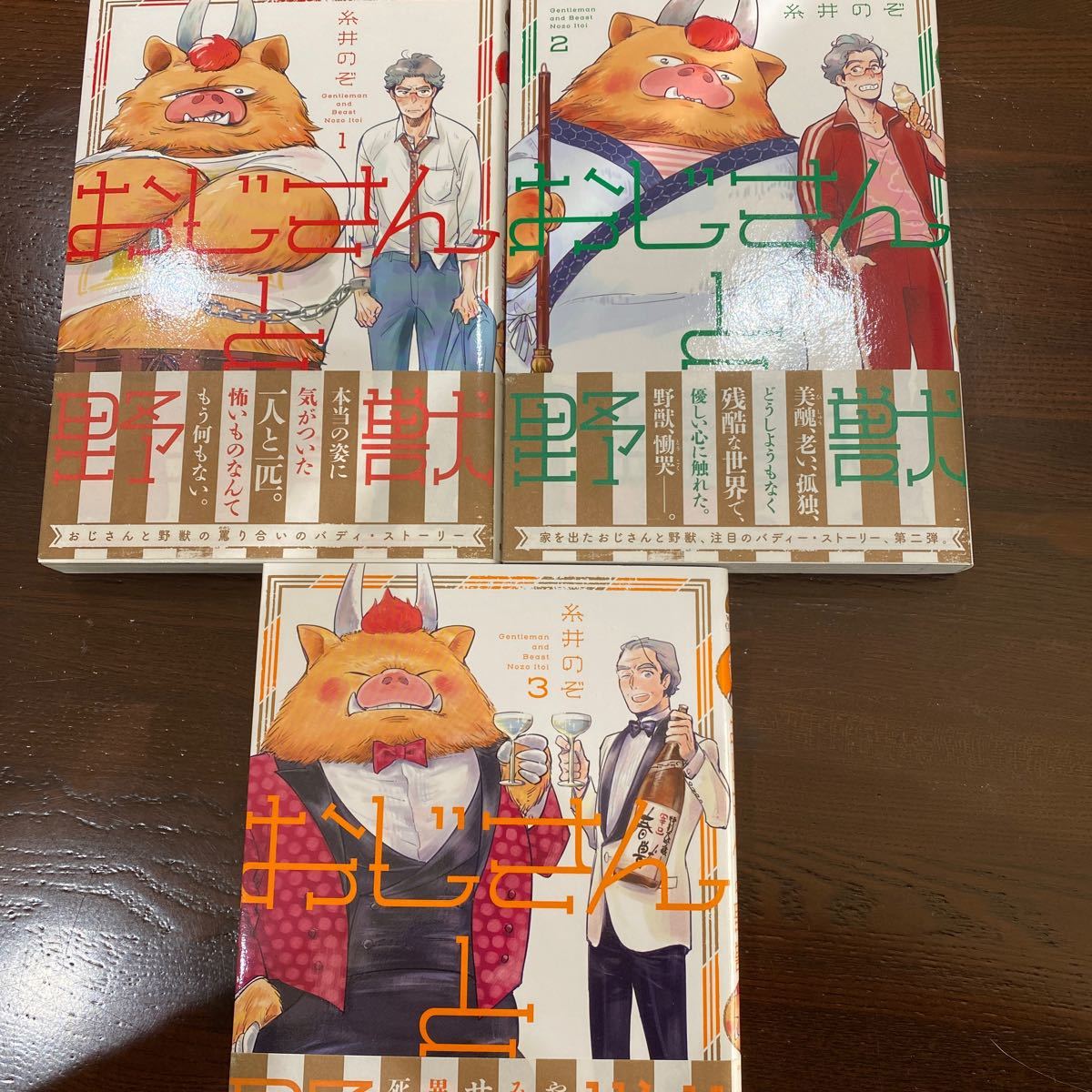 Paypayフリマ おじさんと野獣 1巻一3巻 完結 糸井のぞ 全巻セット Paypayフリマ おじさんと野獣 1巻一3巻 完結 糸井のぞ 全巻セット
