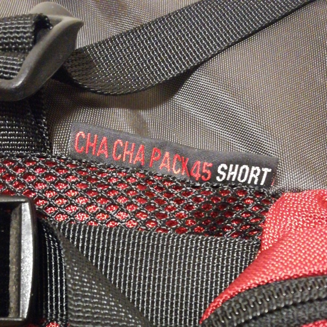 montbell モンベル ZERO POINT CHA CHA PACK 45 SHORT　チャチャパック45ショート