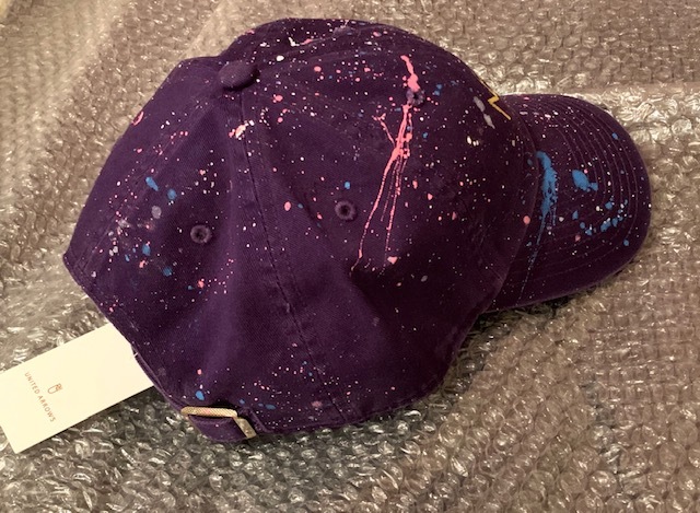 ユナイテッドアローズ 限定 UNITED ARROWS EXCLUSIVE NEAT PAINTED CAP キャップ purple 紫 新品未使用 即発送可 他出品中_画像4