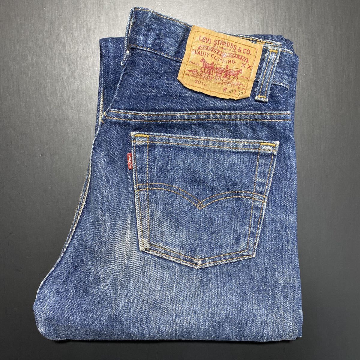 【W30/L33】Levi's 501 0000 Denim Small e Made in USA リーバイス デニム スモールe USA製_画像1