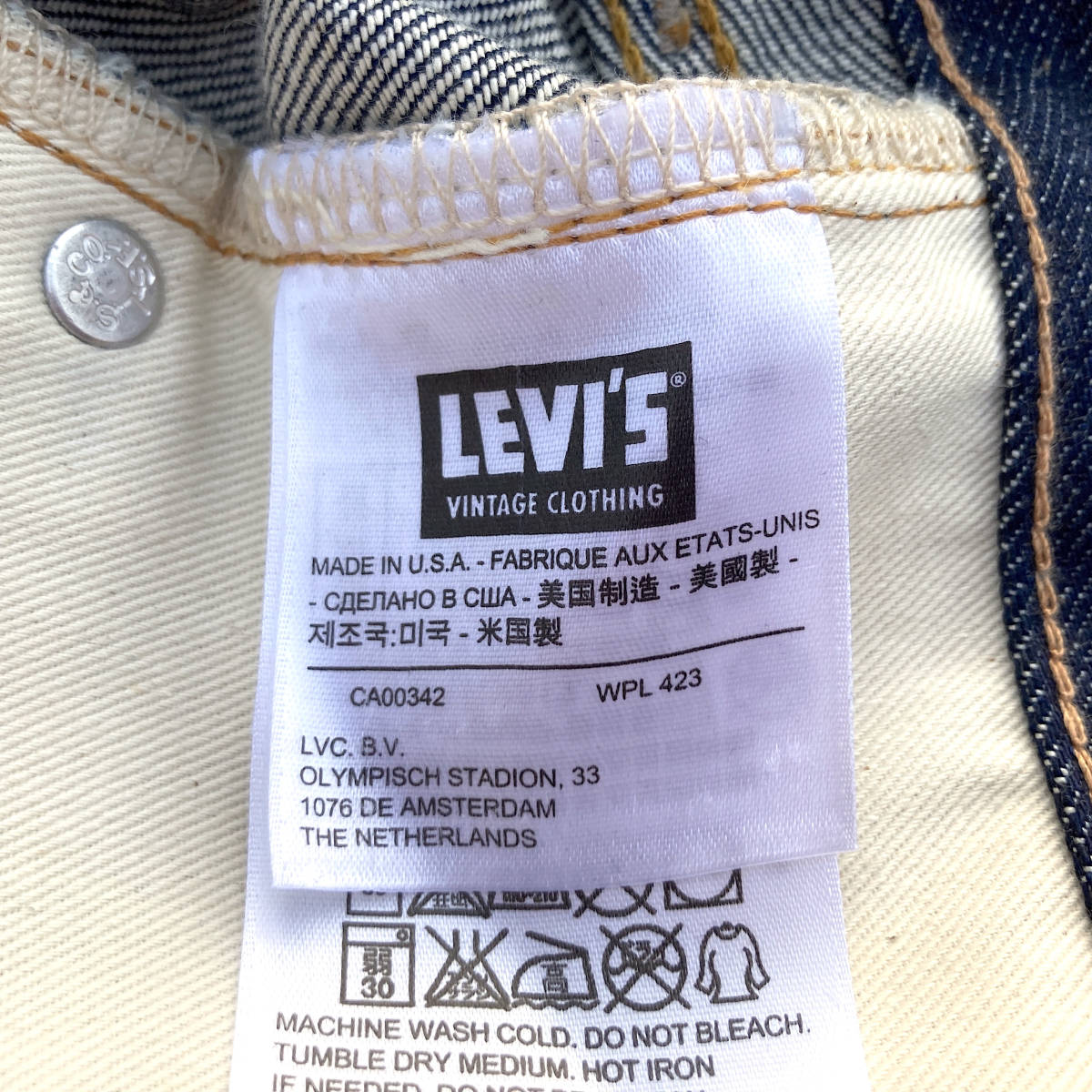 ○日本正規品○ 米国製 1966年モデル ダブルネーム LEVI'S 501XX 66501