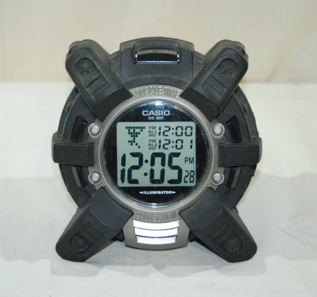 341 CASIO G-SHOCK 目覚まし時計 GQ-300 カシオ www