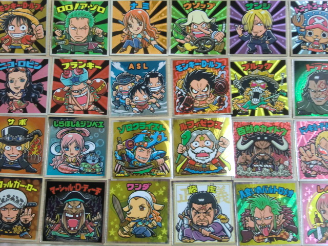 ヤフオク ビックリマン ワンピースマン 新世界編 24種コン ヤフオク ビックリマン ワンピースマン 新世界編 24種コン