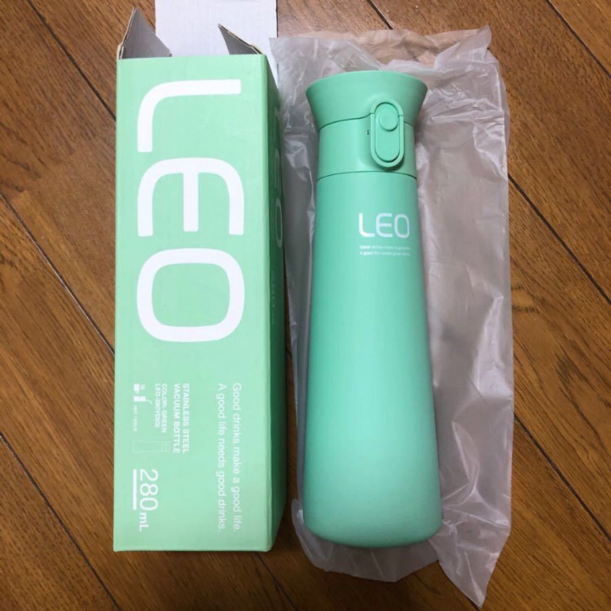  新品未使用送料無LEO ステンレスボトル 水筒  280ml