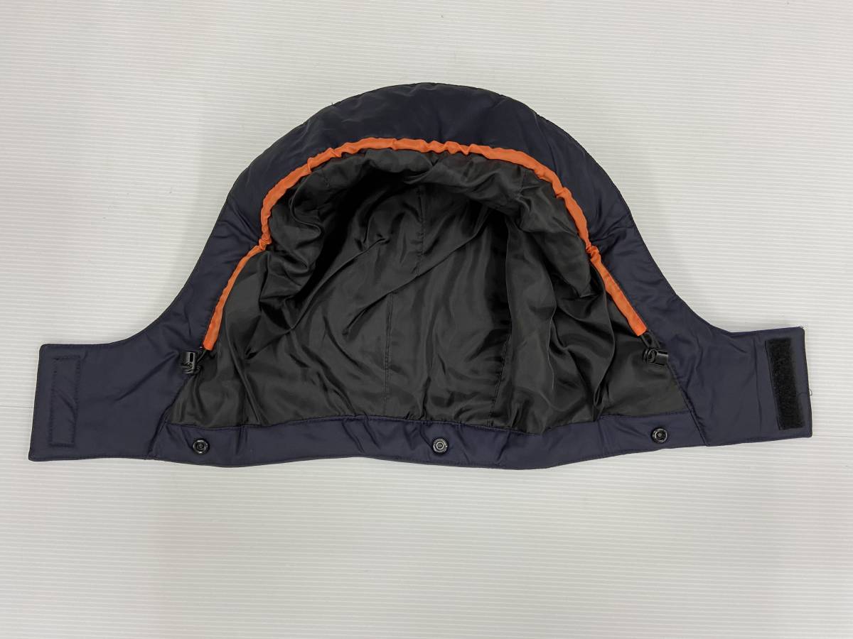 【保存版】 ☆お買得!サンエス雷神服 ネイビー XL寸 バッテリー&発熱体の ナイロン
