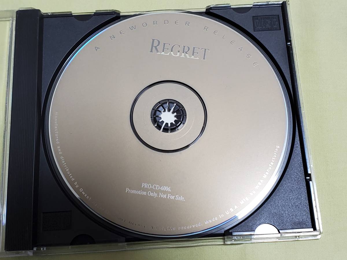 (CDシングル) New Order●ニュー・オーダー/ Regret アメリカ盤　_画像1