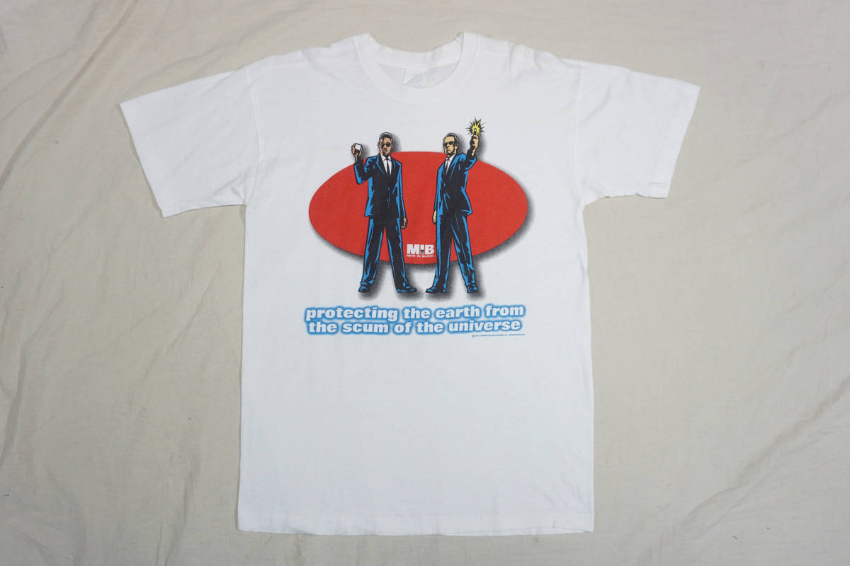 本格派ま! MIB Tシャツ BLACK IN MEN 1997年 超レア! INDEPENDENCE