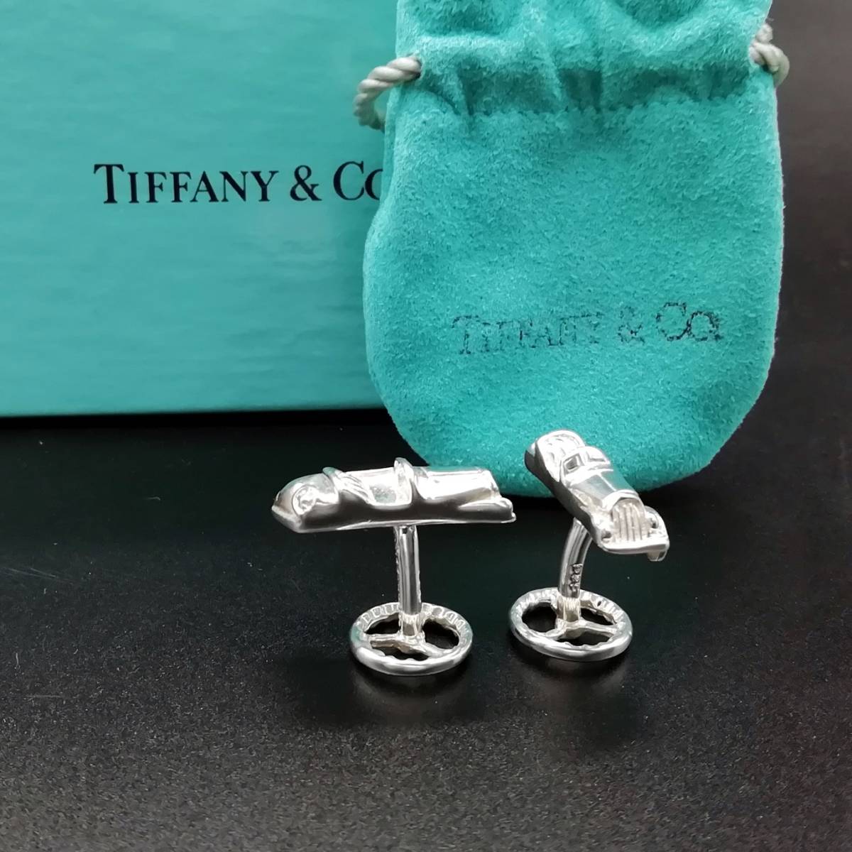 極希少 美品 Tiffany&Co. ヴィンテージ ティファニー レトロ カー