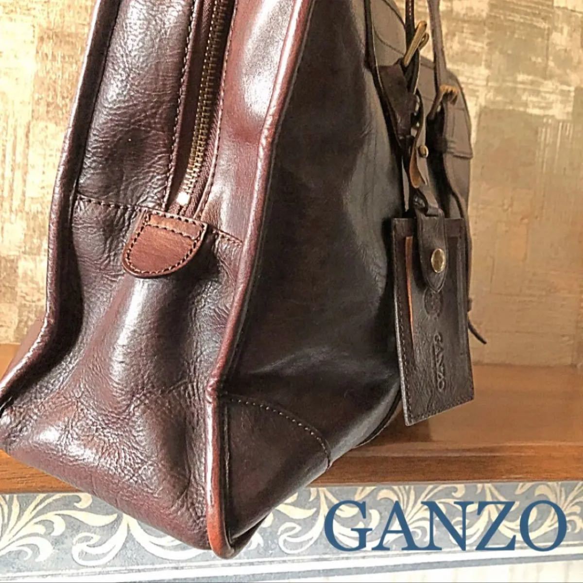 ◆◆ガンゾ　GANZO ◆本革逸品のすてなビジネスバッグ◆7QS バッグ　ブリーフケース　トートバッグ