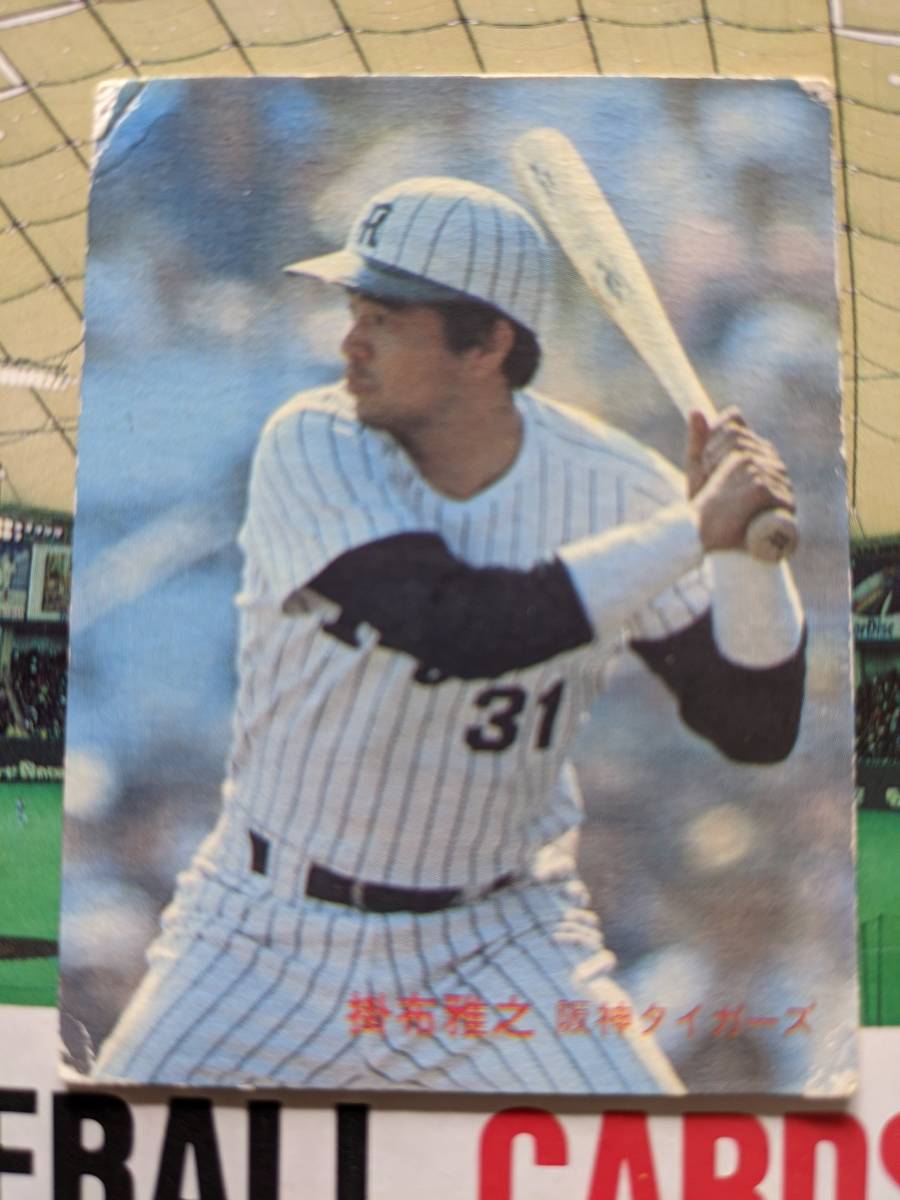 1982年 カルビー プロ野球カード 阪神 掛布雅之 No.182_画像1