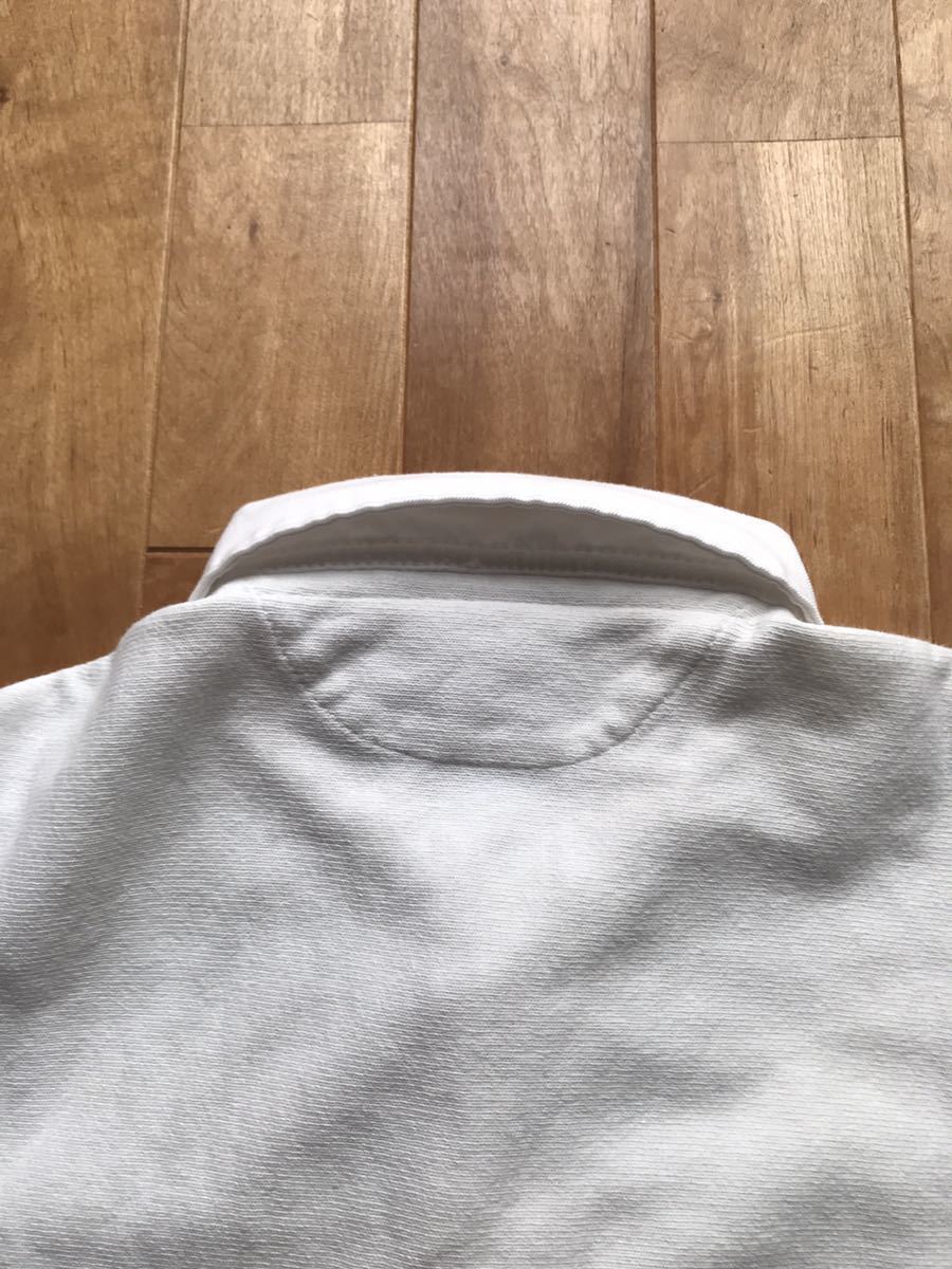 【美品】BARBARIAN バーバリアン ラガーシャツ XS ショートスリーブ 半袖 ホワイト_画像9