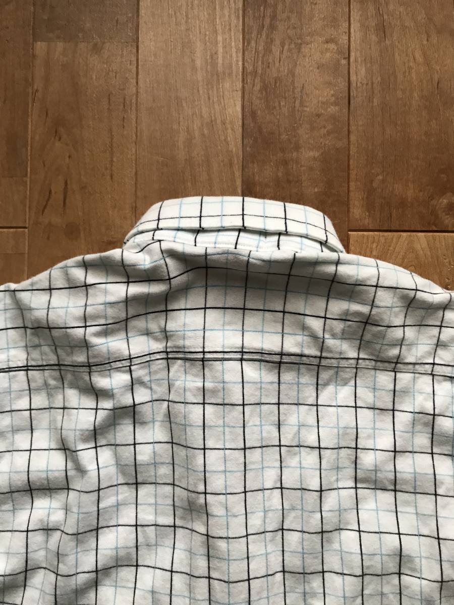 FRED PERRY Fred Perry check pattern short sleeves shirt size XS hit Union made 