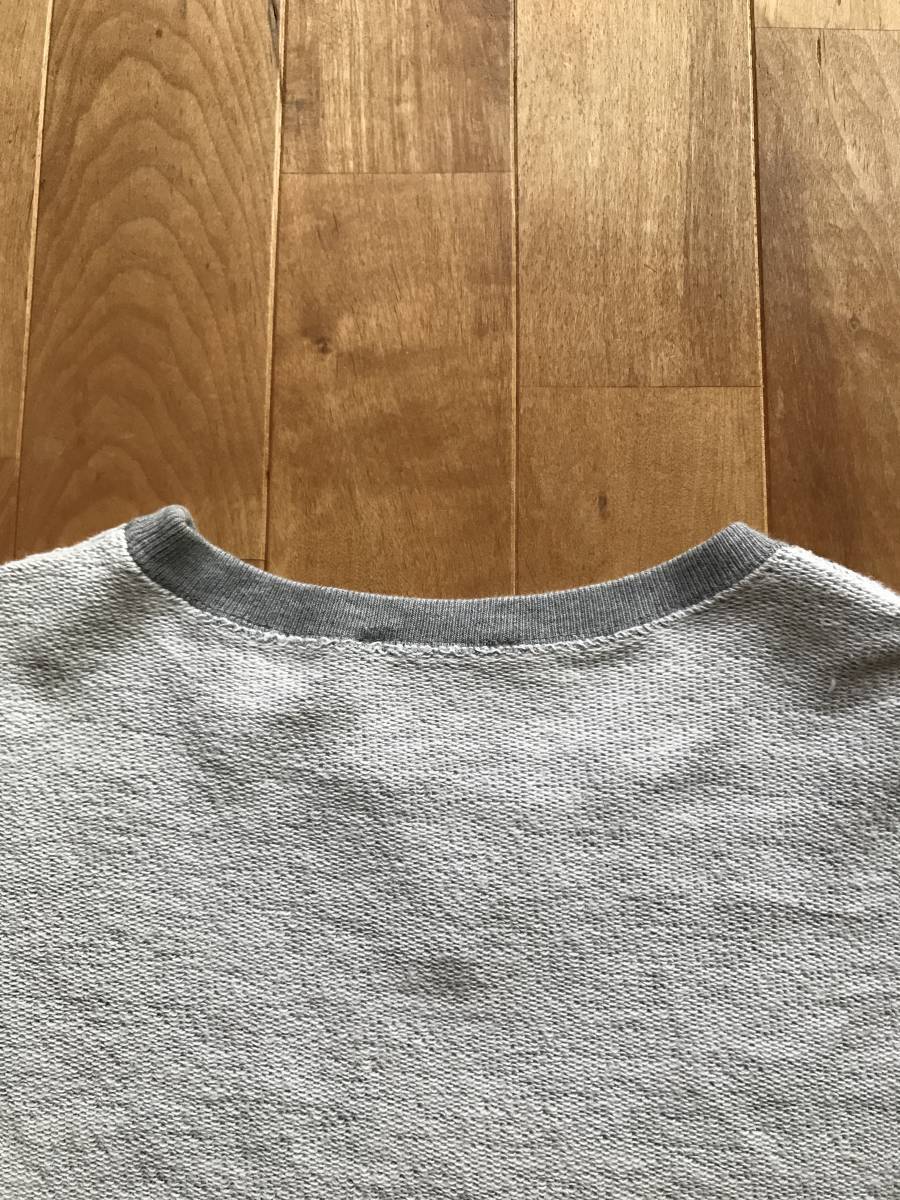 【美品・フランス製】A.P.C. アーペーセー スウェット裏地Tシャツ カットソー レディースSサイズ 半袖Tee リンガー