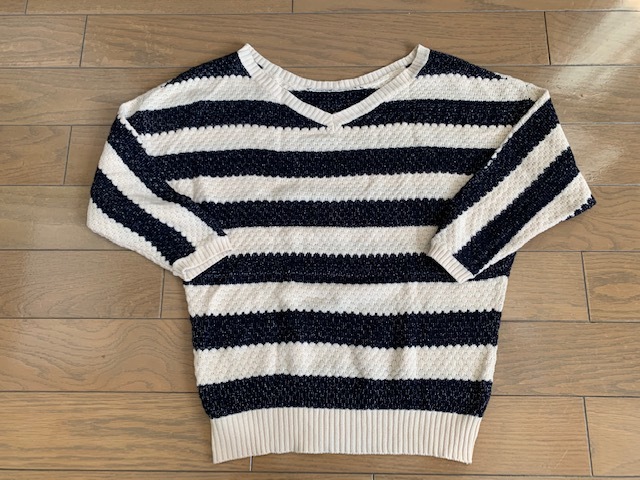 CECIL McBEE Cecil McBee sweater summer M size 7 minute sleeve 