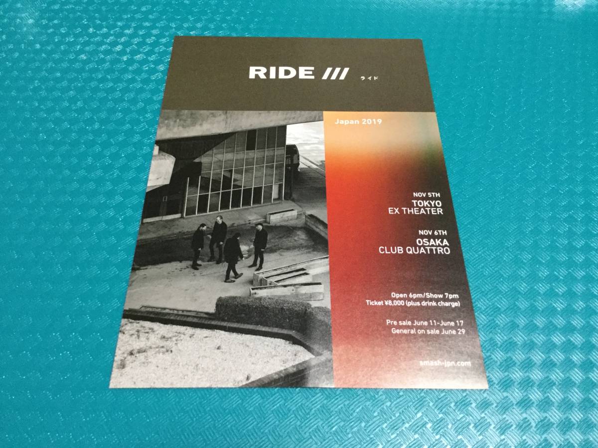  ride 2019 year . day .. leaflet 1 sheets * wrinkle equipped * prompt decision RIDE JAPAN TOUR Mark * Gardner Anne ti* bell shoe gei The - or sisOASIS