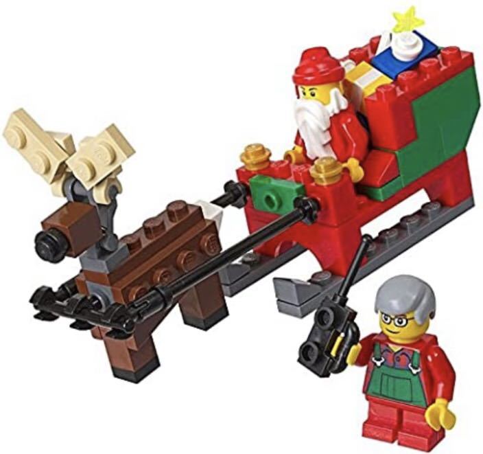 未開封 LEGO レゴ 40059 2013年発売 ポリバッグ サンタとトナカイ クリスマス ホリデー サンタクロース トナカイ ソリ プロモーション_画像3