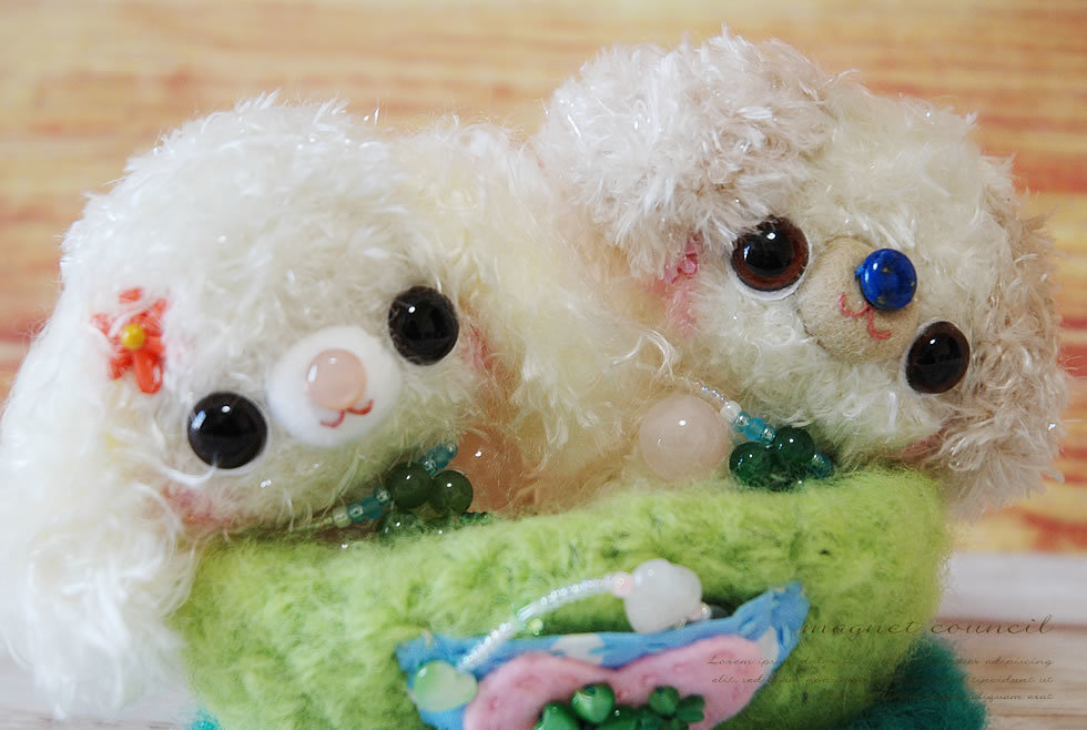 ☆ハンドメイド * しあわせイッパイ!いぬっころりん♪(マット付) * あみぐるみ * 送料無料 * 1点物!☆ - あみぐるみ ☆ハンドメイド * しあわせイッパイ!いぬっころりん♪(マット付) * あみぐるみ * 送料無料 * 1点物!☆ - あみぐるみ