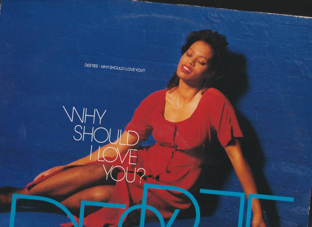 ダンクラ12inch★DES’REE / Why should I love you?/Imagine/Calling you/Killing me softly with his song★U.K.盤・Sony soho square★_画像1