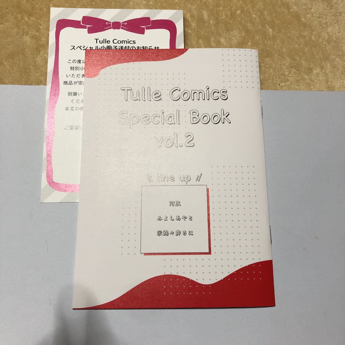 【特典】　Tulle Comics Special Book 小冊子　BL