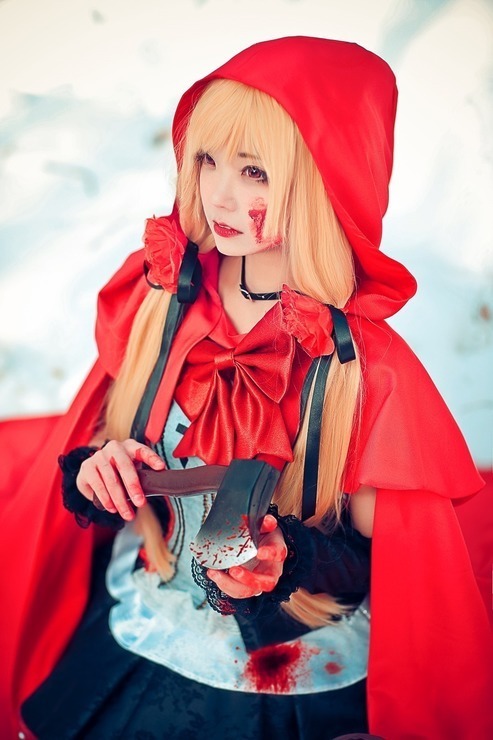 RefleX FairyTale-Another- Little Red Riding Hood 赤ずきん コスプレ衣装 武器付きフルセット