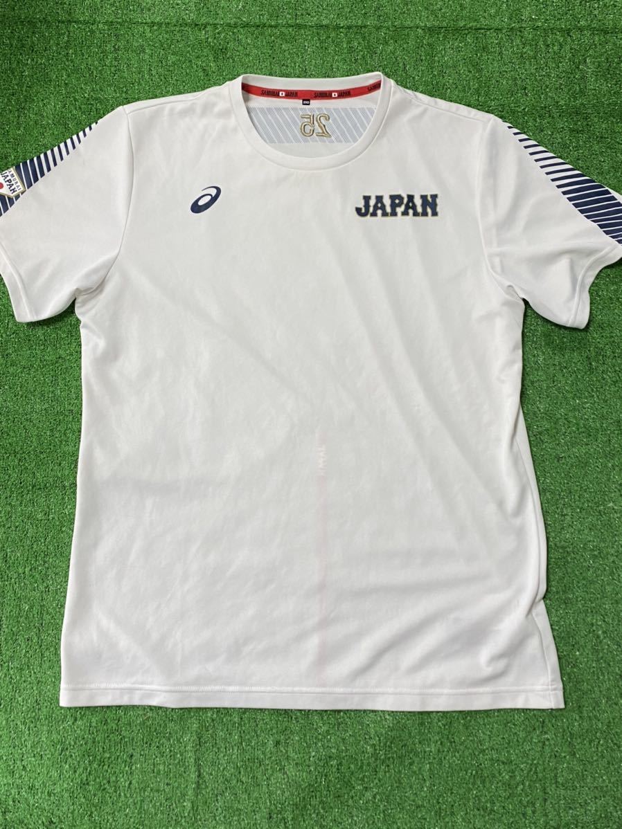 大きな割引 JAPAN 巨人軍25 2XO 練習用シャツ 実使用 日本代表 岡本和真'19 実使用、サイン入り