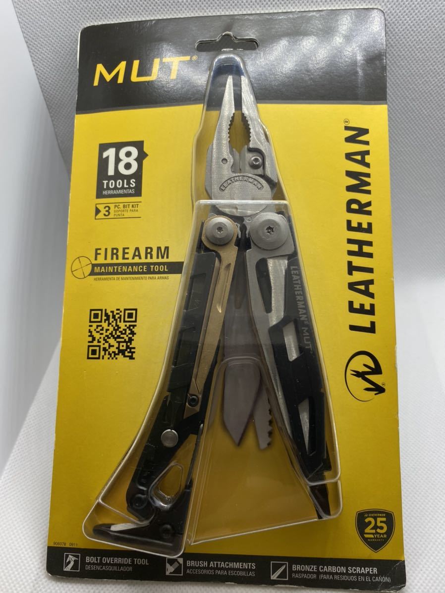 新品未使用未開封 レザーマン MUT 18TOOLS マルチプライヤー ブラック MOLLEブラックシース 850111 Leatherman 並行輸入品 新品未使用 レザーマン マルチプライヤー