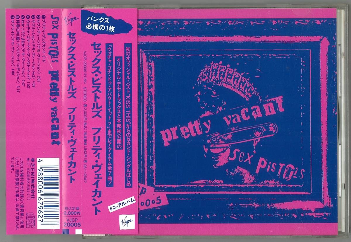 THE SEX PISTOLS　セックス・ピストルズ ／ プリティ・ヴェイカント　　国内ＣＤ帯付_画像1