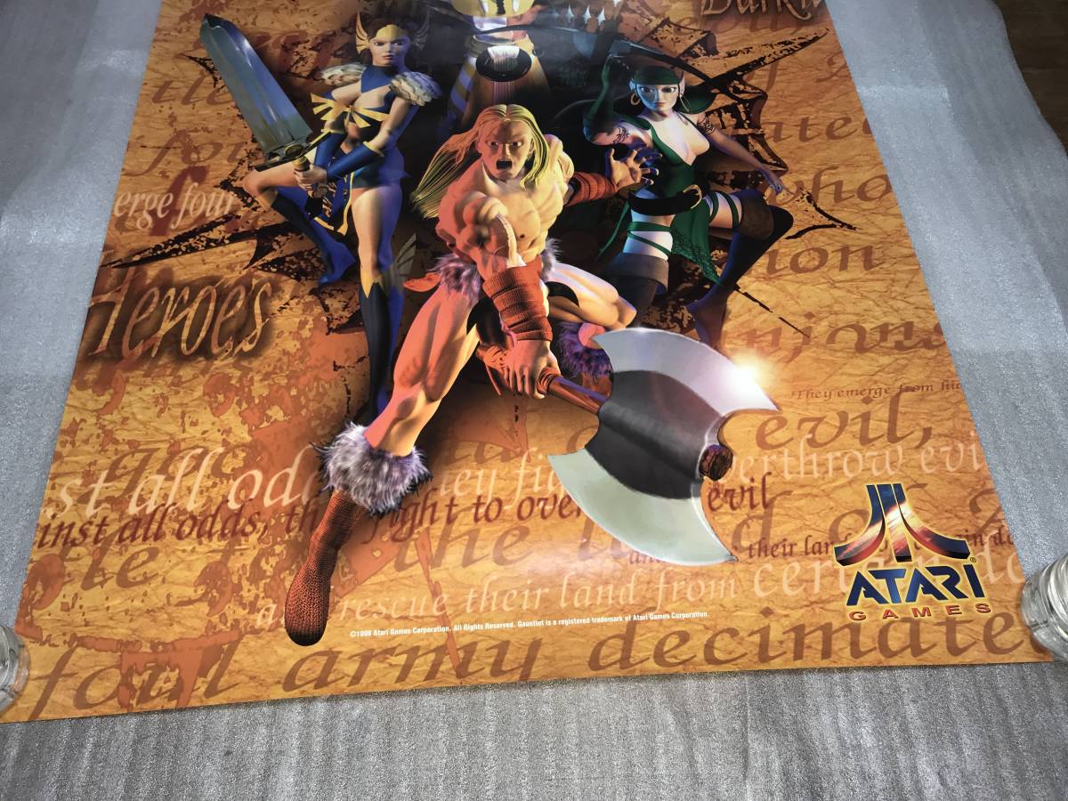 アーケード版 非売品ポスター SNK ATARI GAMES「GAUNTLET アーケード版 非売品ポスター SNK ATARI GAMES「GAUNTLET