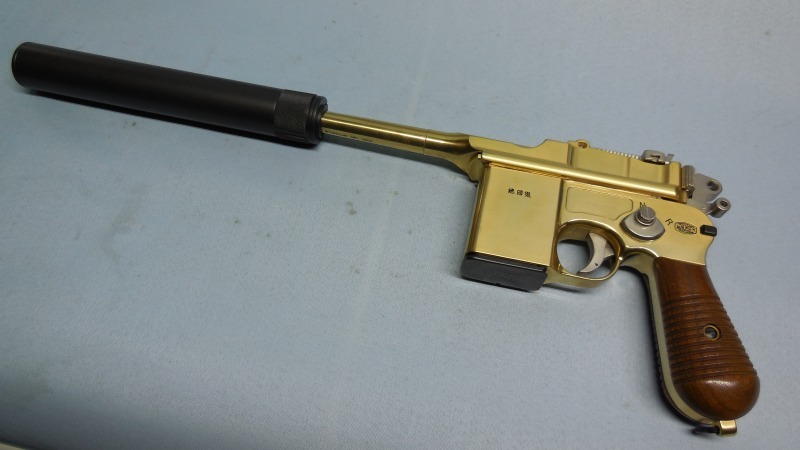 マルシン モーゼル M712 金属モデルガン 発火モデル専用 サイレンサー