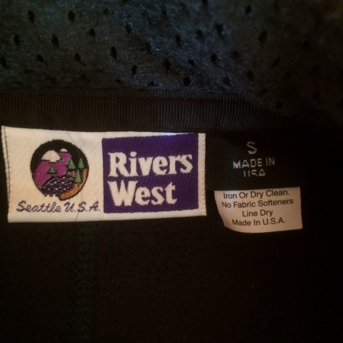 Rivers West フリースジャケット 深緑とオリーブ色　Size S
