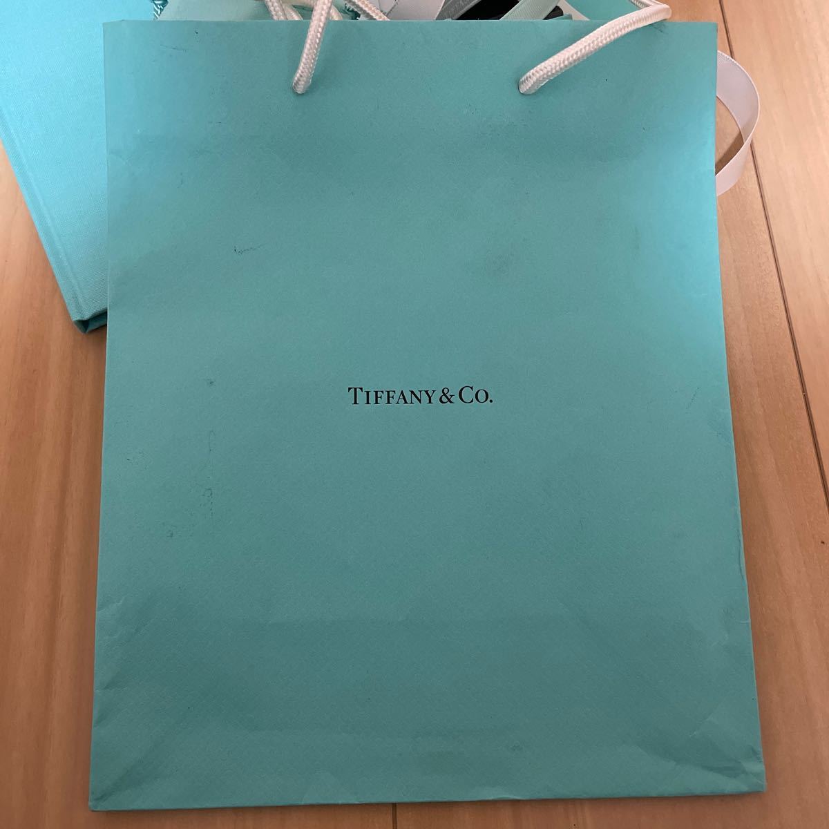 ティファニー リングケース空箱 TIFFANY 紙袋 TIFFANY&Co. ボックス 保存袋 ショップ袋 巾着袋　8点セット