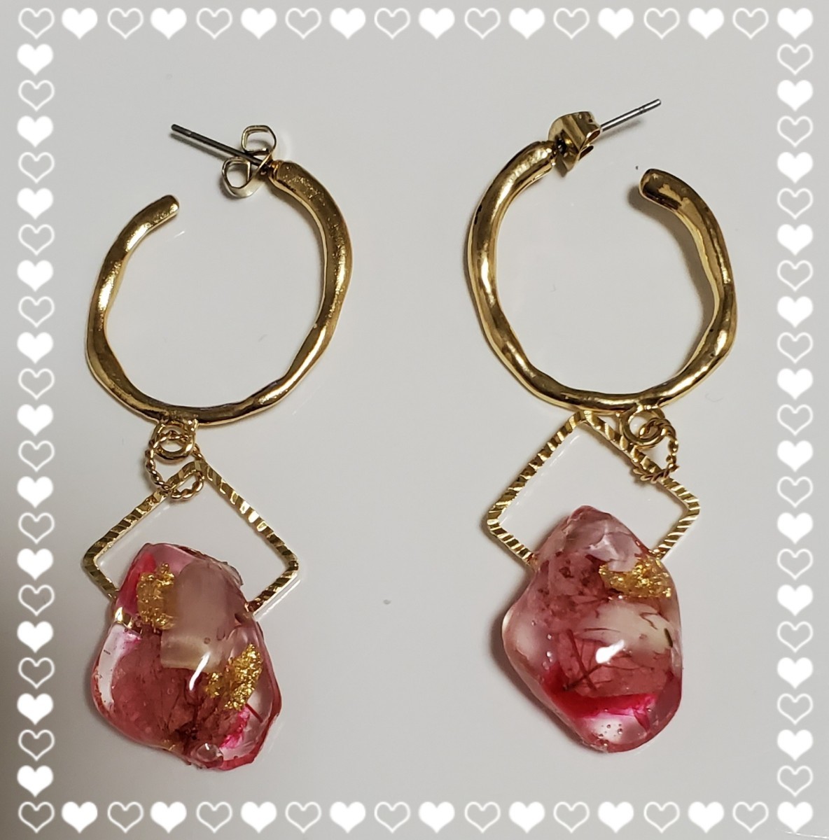 Paypayフリマ ピアス レジン ハンドメイド 可愛い Paypayフリマ ピアス レジン ハンドメイド 可愛い