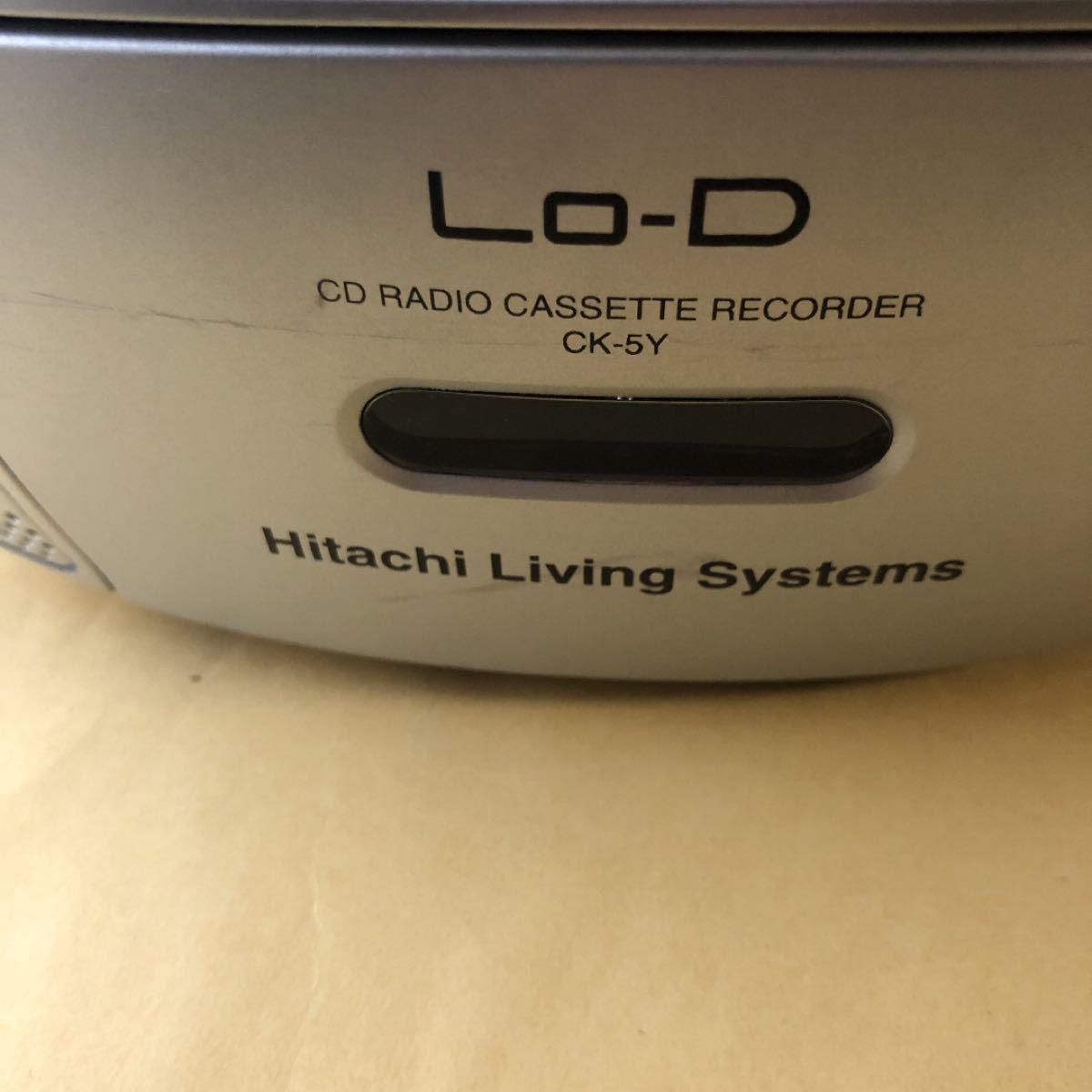 HITACHI日立 CDラジオカセットレコーダー CK-5Y|Yahoo!フリマ HITACHI日立 CDラジオカセットレコーダー CK-5Y|Yahoo!フリマ