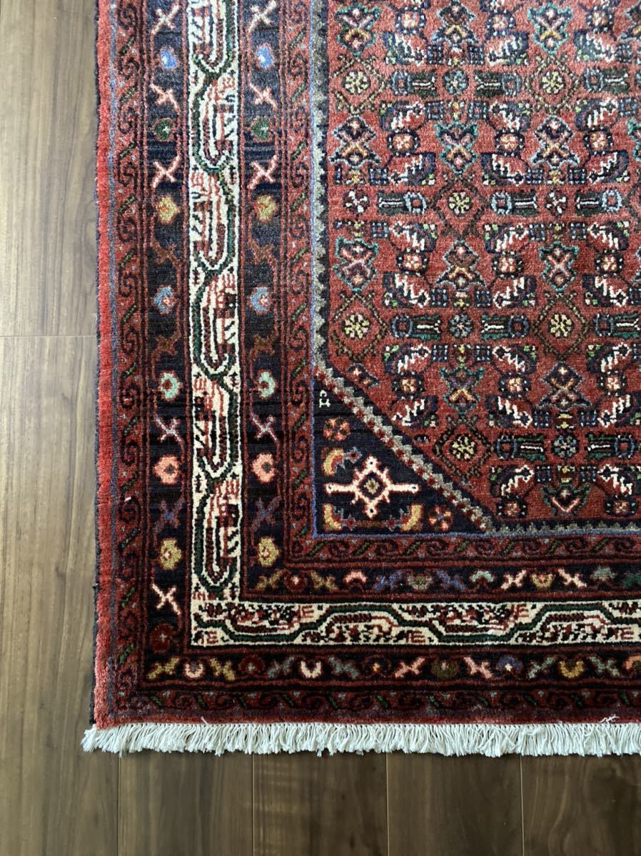 本物の ホセイナバード産 ペルシャ絨毯 202×156cm ienomat.com.br
