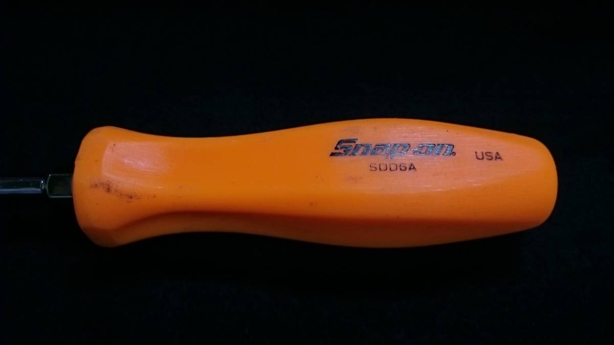 @ <29122> Snap-on Snap-on minus screwdriver <8mm> SDD6A orange 