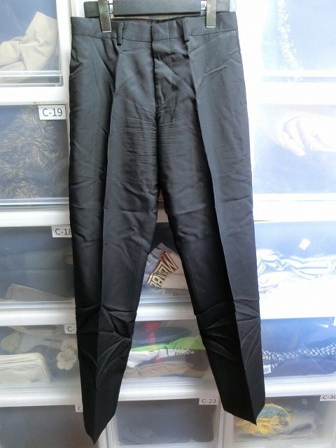 Dior Homme エディ期 セットアップ スーツ ジャケット パンツ 38/38 ブラック #4EF1072001 ディオールオム